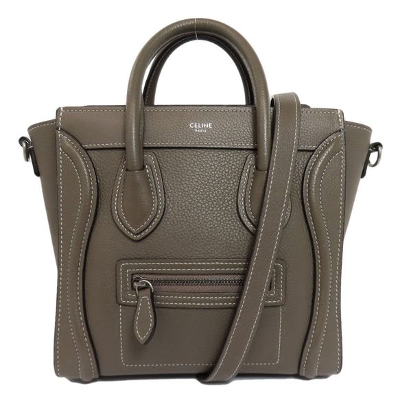 Celine Luggage Nano 2-way Handbag Calf Women - Picture 1 of 15